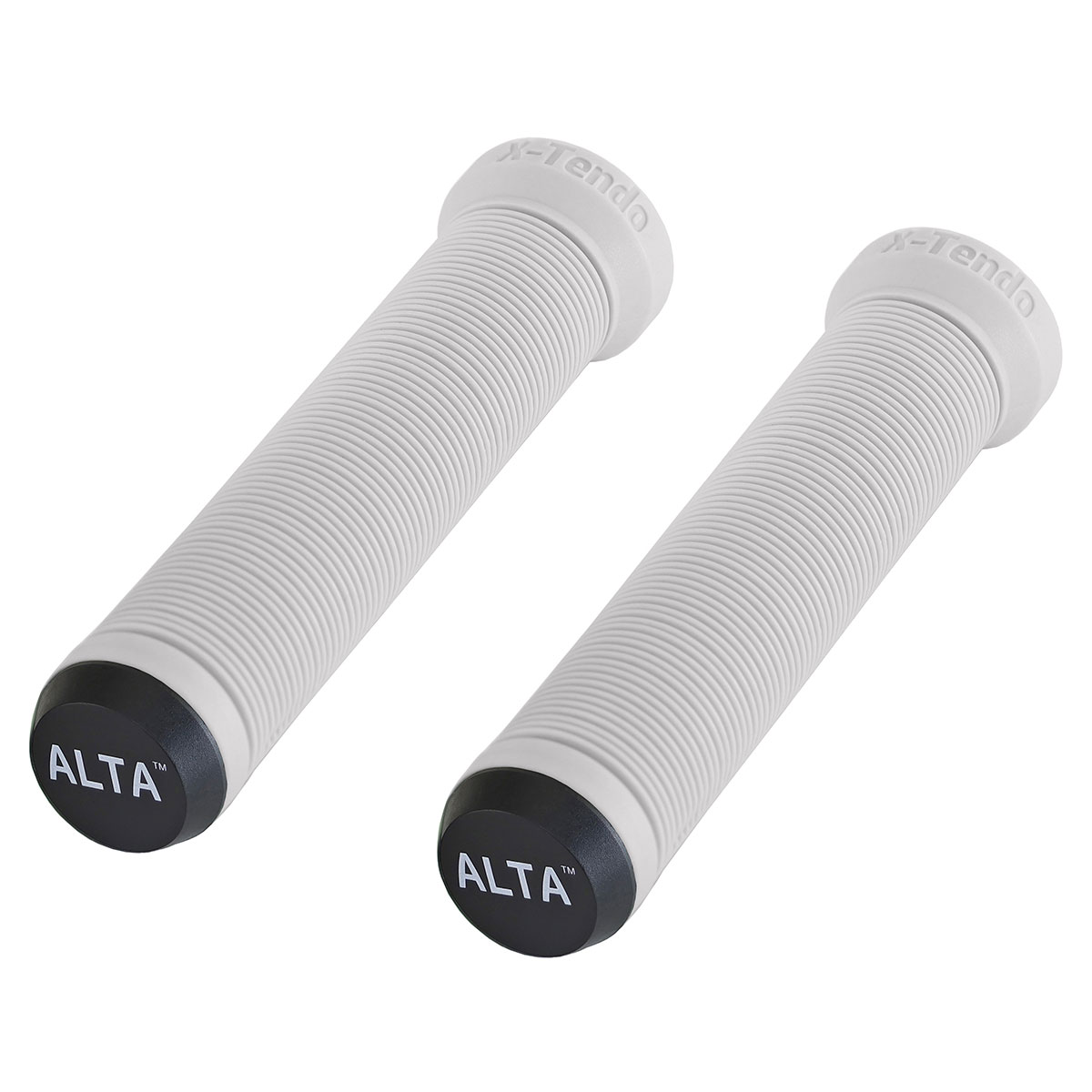 Alta X-Tendo Grips 7/8 long 135mm W/Plug White.